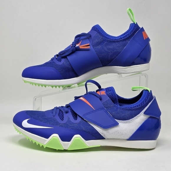 Nike Pole Vault Elite Track & Field Spikes Men\'s Size 8.5 Blue AA1204-400 NEW main image 8